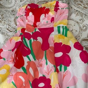 Lilly Pulitzer strapless dress